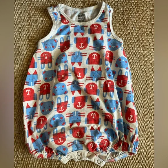 Winter Water Factory Rompers